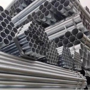 Ukukhiqiza Ipayipi Lensimbi Eshisayo I-DIP Ipayipi I-Gi Pipe Pre Galvanized Steel Pipe ASTM 53 ASTM 106 API 5L