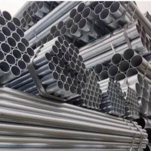 Fabricación ASTM A106 A36 A53 1.0033 BS 1387 Ms ERW Tubo de acero hueco Gi Tubo de acero galvanizado en caliente EMT Tubos redondos cuadrados de acero soldado