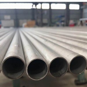 Fabricação de tubo de aço inoxidável ASTM A312 Tp 304 Tp 312L Tp 316L Tubo soldado de aço inoxidável industrial