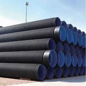 تصنيع أنابيب البولي إيثيلين HDPE ذات الكثافة العالية باللون الأصفر والأسود PE 80 درجة