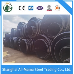 Manufacturing Plastic Pipe Pn8-16 High Density Polyethylene HDPE Pipe DN 200mm DN315mm DN1000m Pipe for Water Pipe Supply