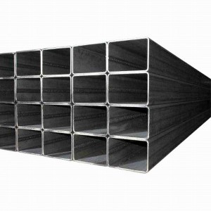 Manufacturing Q235 Cold Rolled Black Annealed Steel Pipe Hollow Steel Section Square Tube