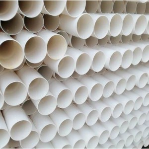 Fabricação de tubo de PVC de grande diâmetro 110mm 160mm 200mm 250mm UPVC tubo de drenagem de irrigação de abastecimento de água de PVC