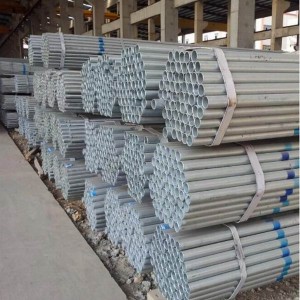 Fabricación de tubería de acero galvanizada por inmersión en caliente Gi Pipe Pre Galvanized Steel Pipe ASTM 53 ASTM 106 API 5L